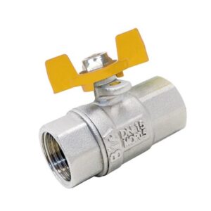 Doğalgaz Vanası Kilitli Kelebek Kollu